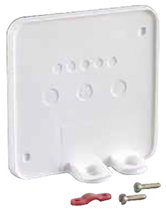 Bodenplatte für Geräteanschlussdose 2505010/ 110/ 210 IP44 gr