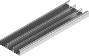 Unterflurkanal, dreibahnig Materialstärke 1,0 mm