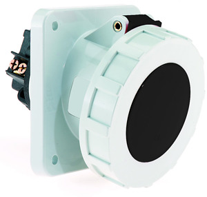 Anbausteckdose 63A 500V 5polig 7h IP67 mit Neigung