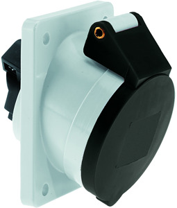 GT Anbausteckdose 16A 3-pol. 500V 7H IP44 NG IA-Scharnier