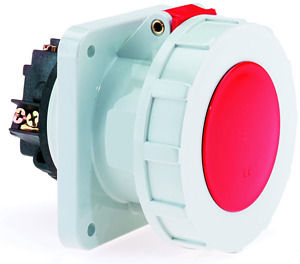 CEE Anbausteckdose 4x63A 4-polig 6h IP67 400V