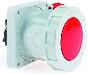 CEE Anbausteckdose 4x125A 4-polig 6h IP67 400V