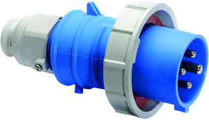 CEE Stecker 4x32A 4-polig 9h IP67 230V