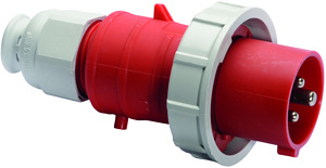 CEE Stecker 3x32A 3-polig 9h IP67 400V