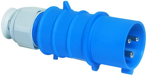 CEE Stecker 3x32A 3-polig 6h IP44 230V