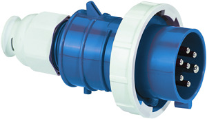 CEE-Stecker 7x16A 7-polig 9h IP67 230V