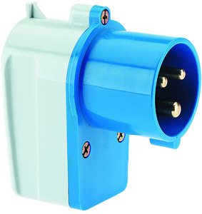 CEE-Winkelstecker 3x16A 3-polig 6h IP44 230V