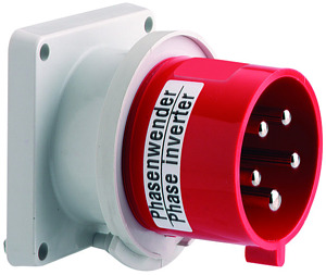 TE Phasenwender 32A 5-polig IP44 gerade