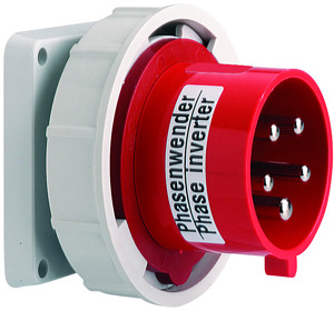 TE Phasenwender 32A 5-polig IP67 gerade