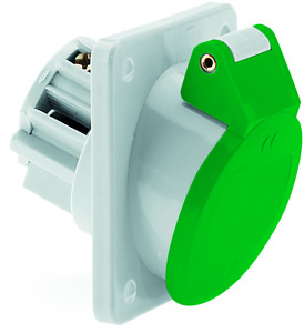 CEE-Kleinsp.-Anbausteckdose 16A 3-polig 4h IP44 b.50V 50-60Hz