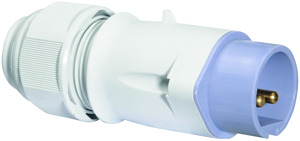 CEE Kleinsp.-Stecker 16A 2-polig IP44 24V 50-60Hz