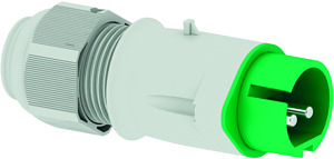 CEE Kleinsp.-Stecker 16A 2-polig 2h IP44 bis 50V 300Hz