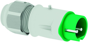 CEE Kleinsp.-Stecker 16A 2-polig 3h IP44 bis 50V 400Hz
