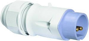 CEE Kleinsp.-Stecker 2x32A 2-polig IP44 24V 50-60Hz