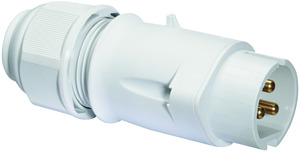 CEE Kleinsp.-Stecker 32A 3-polig 12h IP44 42V 50-60Hz