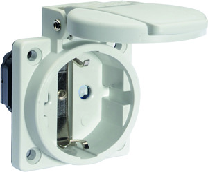 Schutzkontakt-Anbausteckdose 16A 25 SKO-A-DO 16A 250V KI QC IP54 GU 50x