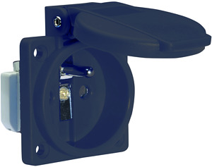 Schutzkontakt-Anbausteckdose gerade SKO-A-DO 16A 250V KI IP54 sw BE/FR