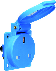 Schutzkontakt-Anbausteckdose GB Sys