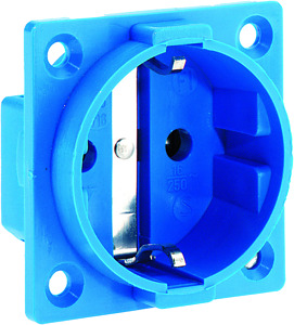 Schuko-Anbausteckdose 16A 250V blau