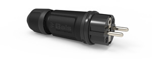 Schutzkontakt-Stecker 16A 250V IP54 schwarz Sustainable-Grip