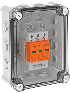 PV-Systemlösung im Gehäuse 1 PV-Str ing auf 1 WR-MPP 900V DC