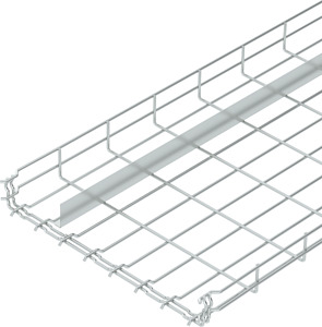 Gitterrinne 55x400mm GR-Magic mit 1 eingeschw.Trennstege