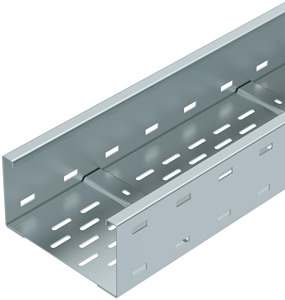 Weitspannkabelrinne 110x200mm Stahl bandverzinkt 6000mm