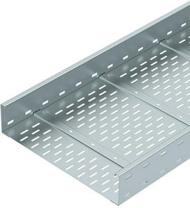 Weitspannkabelrinne 110x500mm Stahl bandverzinkt 6000mm