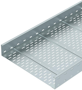 Weitspannkabelrinne 110x600mm Stahl bandverzinkt 6000mm