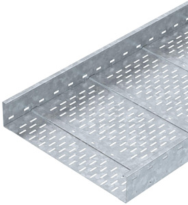 Weitspannkabelrinne 110x600mm Stahl tauchfeuerverzinkt 6000mm