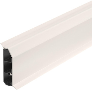 Sockelleistenkanal SL-L Set 20x70 D ichtl. 9001, PVC, cremeweiß, RAL 9001