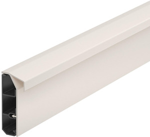 Sockelleistenkanal SL-T Set 20x70 T epp. 9001, PVC, cremeweiß, RAL 9001