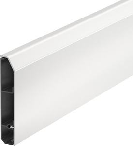 Sockelleistenkanal SL Set 20x110 90 10, PVC, reinweiß, RAL 9010