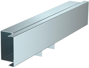 T-Stück mit Oberteil f.40x60 für LKM-Kanal aus Metall verzinkt