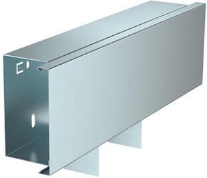 T-Stück mit Oberteil f.60x100 für LKM-Kanal aus Metall verzinkt