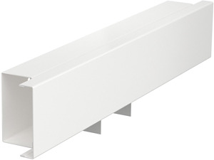 T-Stück mit Oberteil f.40x60 für LKM-Kanal aus Metall reinweiss