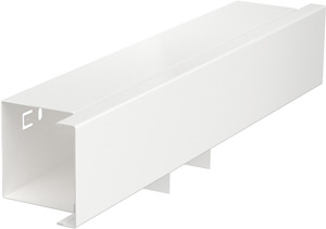 T-Stück mit Oberteil f.60x60 für LKM-Kanal aus Metall reinweiss