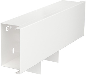 T-Stück mit Oberteil f.60x100 für LKM-Kanal aus Metall reinweiss