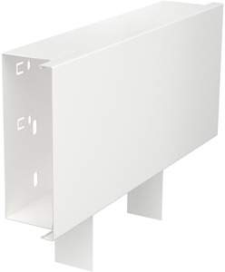 T-Stück mit Oberteil f.60x150 für LKM-Kanal aus Metall reinweiss