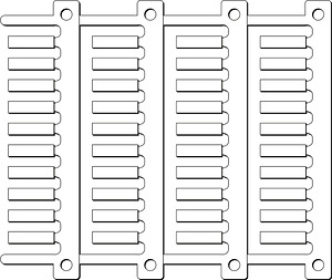 MG2-TDMO-03 40591 4x16 weiss