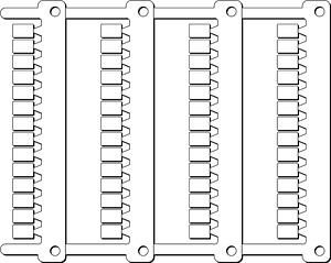 Kennzeichnungsschilder MG-CPM-01 41094 5x7 weiss