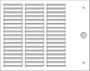 Aderkennzeichnung für Tüllen MG-TPMF 42096B (4X30 WEISS)