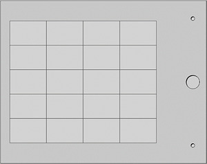 Bezeichnungsträger MG-TAP 47007GY 18x27 grau