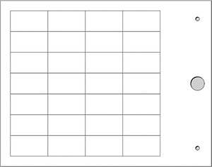 Bezeichnungsträger MG-TAP 47091N 15x27 weiss