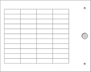 Bezeichnungsträger MG-TAP 47096 8,2x27 weiss