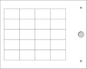 Bezeichnungsträger MG-TAP 47097 18x27 weiss