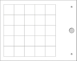 Selbstklebende Bezeichnungsträger MG-TAA 49398N (21X21 WEISS)