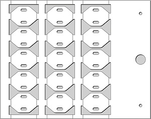 Kabelmarkierungen MG-ETF 54291-HF (20X26 WEISS)