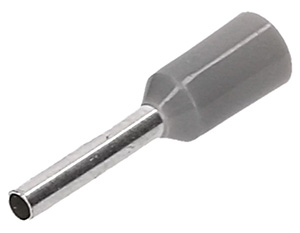 Aderendhülse 0,75qmm / 8mm isoliert grau VE=500