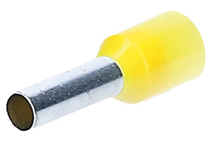 Aderendhülse 6,0qmm / 12mm isoliert gelb VE=100